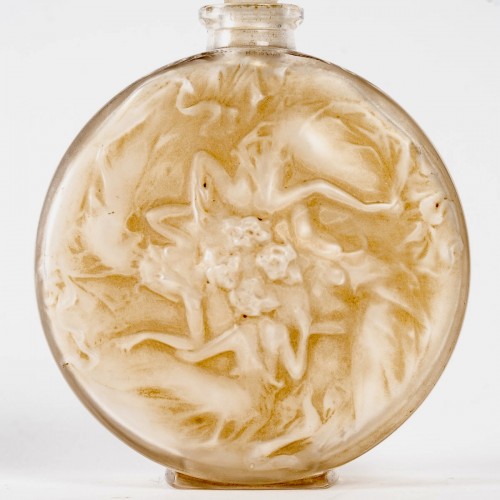 1912 René Lalique - Flacon « Rosace Figurines » - Verrerie, Cristallerie Style Art Déco