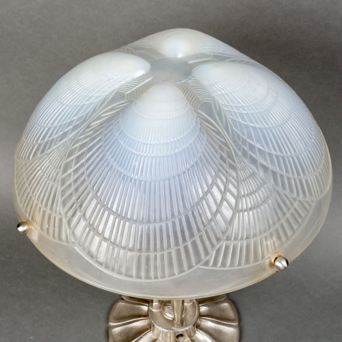 Luminaires Lampe - 1924 René Lalique - Paire de Lampes Coquilles