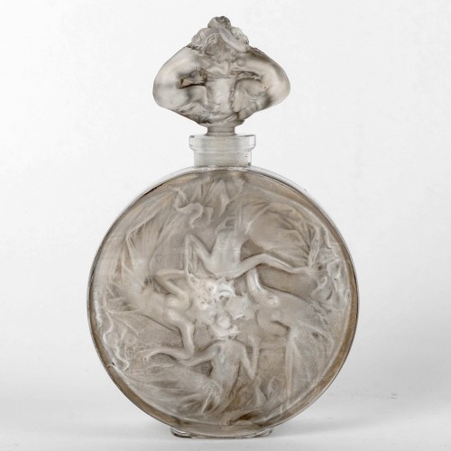Art Déco - René Lalique - Flacon Rosace Figurines