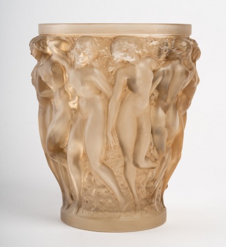 Verrerie, Cristallerie  - 1927 René Lalique - Vase Bacchantes