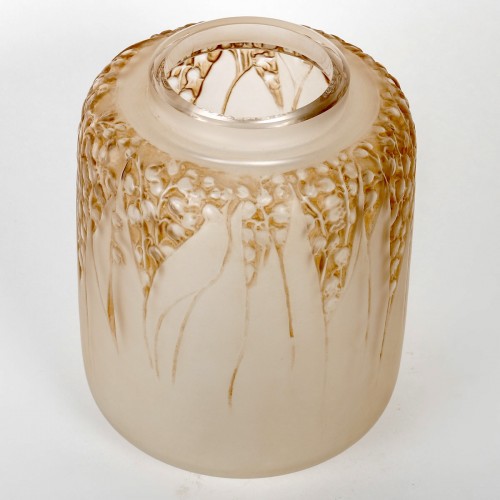 Verrerie, Cristallerie  - 1920 René Lalique - Vase Muguet