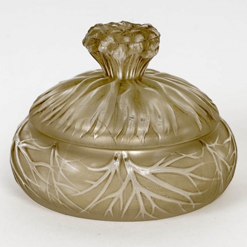 191u René Lalique - Boîte Cheveux De Vénus - Verrerie, Cristallerie Style Art Déco