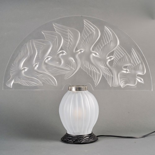 1990 Marie Claude Lalique - Lampe Hokkaido - Luminaires Style Art Déco