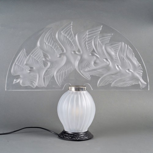 XXe siècle - 1990 Marie Claude Lalique - Lampe Hokkaido