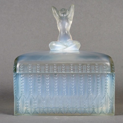 1928 René Lalique - Boîte Sultane - Verrerie, Cristallerie Style Art Déco