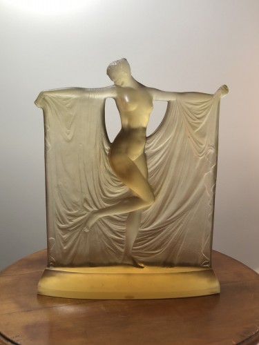 Antiquités - 1925 René Lalique - Statuette Suzanne