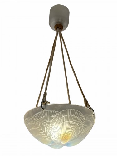 1921 René Lalique - Lustre Coquilles - Luminaires Style Art Déco