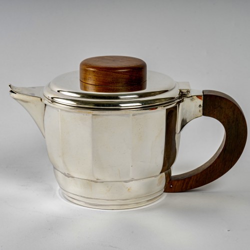 Antiquités - Puiforcat 1925 - Service à thé et à café en argent massif