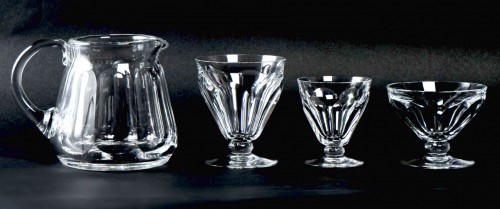 Antiquités - Baccarat - Service "Talleyrand" en cristal 37 Pièces 