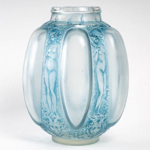 XXe siècle - 1912 René Lalique - Vase Six Figurines et Masques