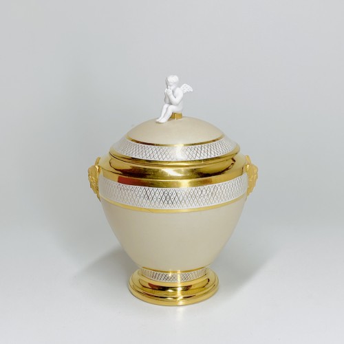 Empire - Service à café en porcelaine de Paris,  Manufacture de Dagoty vers 1815-20