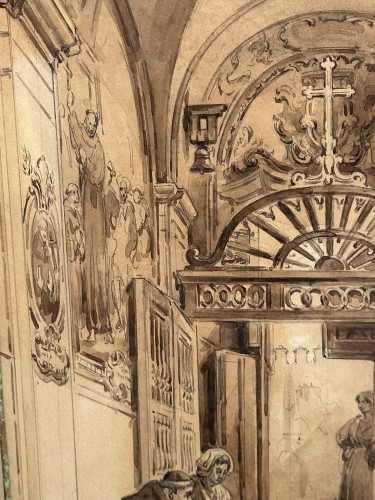 Antiquités - Vianelli Achille (1803 - 1894)  San Pasquale 1850