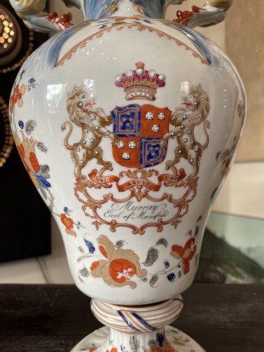 Paire de vases en porcelaine, Angleterre fin XIXe siècle - Blue Antique - Enzo Gironi 