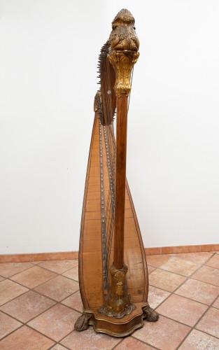 Harpe fin 19e siècle signée "Gustave Lyon"  - 