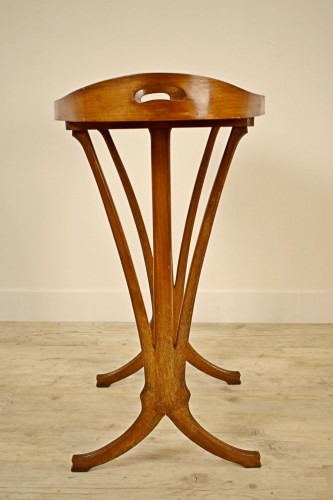 Emile Gallé (1846-1904) - Table à plateau marqueté - Brozzetti Antichità