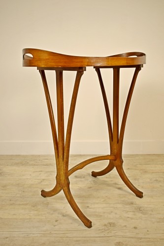 Emile Gallé (1846-1904) - Table à plateau marqueté - Art nouveau