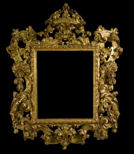 Miroir en bois sculpté et doré, Venise XVIIIe siècle - Brozzetti Antichità