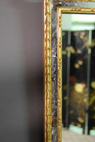 Paire de miroirs néoclassiques, iIalie fin du 18e siècle - Louis XVI