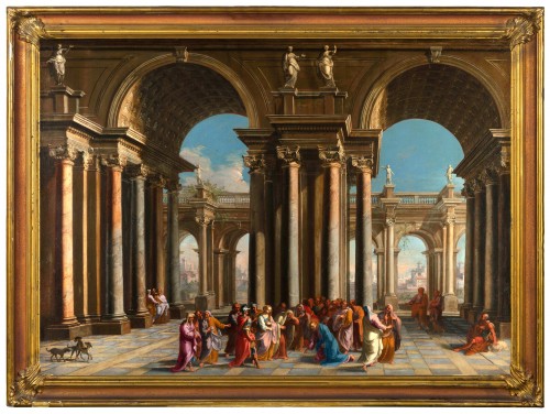 Le Christ et la Femme adultère - Alberto Carlieri (Rome 1672-1720)