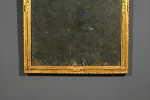 Miroir en bois sculpté et doré, Venise XVIIIe siècle - Miroirs, Trumeaux Style Louis XV