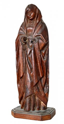 Sculpture 'Vierge de Calvaire' Début XVIe siècle - Sculpture Style 