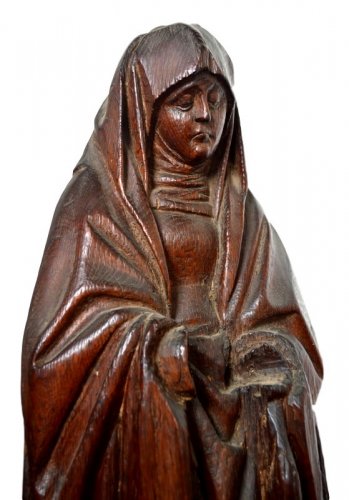 Sculpture 'Vierge de Calvaire' Début XVIe siècle - Steven Bouchaert