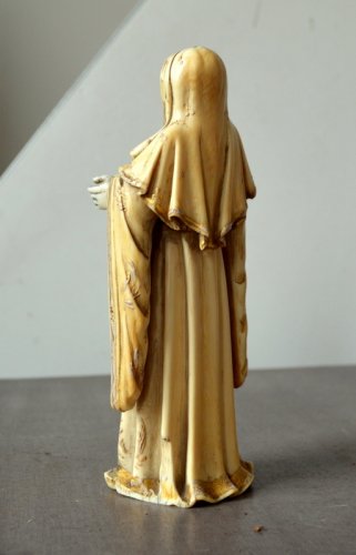 Vierge en os sculpté, Philippines XVIIe siècle - 