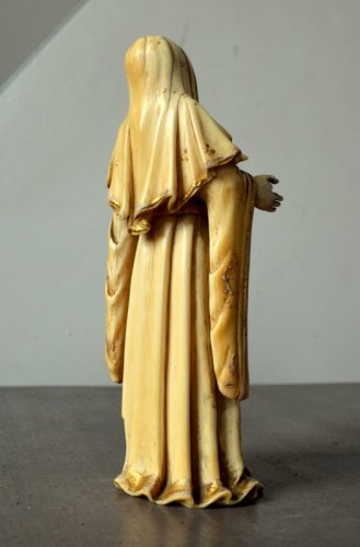 Antiquités - Vierge en os sculpté, Philippines XVIIe siècle