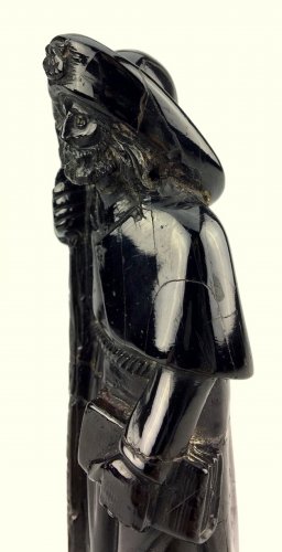 Statue en jais de Saint Jacques XVIIe siècle - Steven Bouchaert