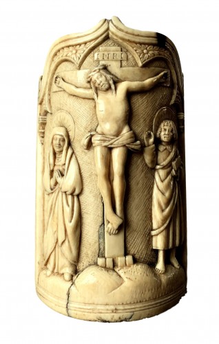 Pax en ivoire, Flandre début XVIe siècle