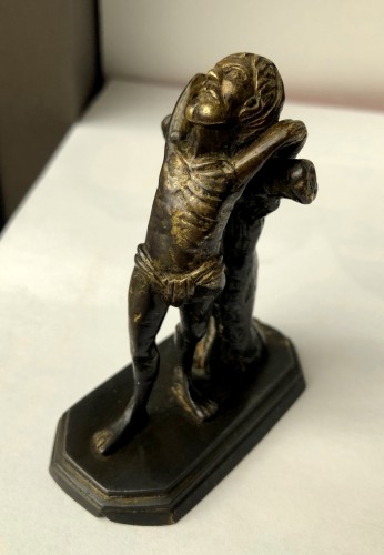 Sculpture Sculpture en Bronze - Sculpture miniature en bronze doré, Pays-bas fin fin XVe siècle