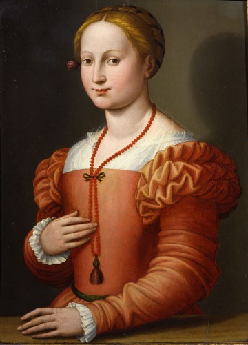 Innocenzo Francucci (1490-1545) Portrait de dame