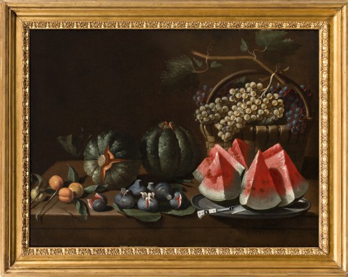 Pseudo Pietro Paolo Bonzi (actif à Rome vers 1620-1630) Nature morte aux abricots