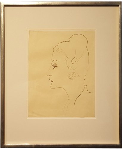 Profil de Louise de Vilmorin - Jean Cocteau (1889-1963)