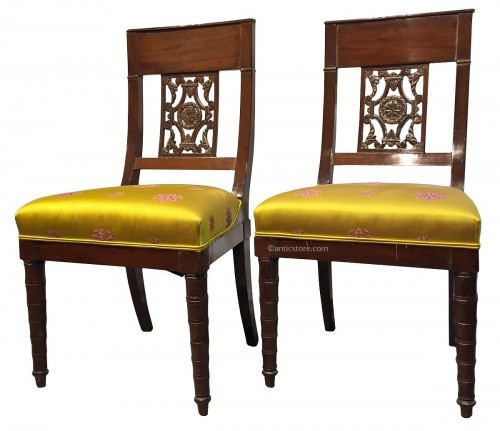 Paire de chaises attribuées à Jacob Desmalter