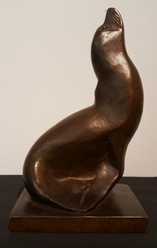 Phoque - Joseph Cszaky (1888-1971) - Sculpture Style Années 50-60