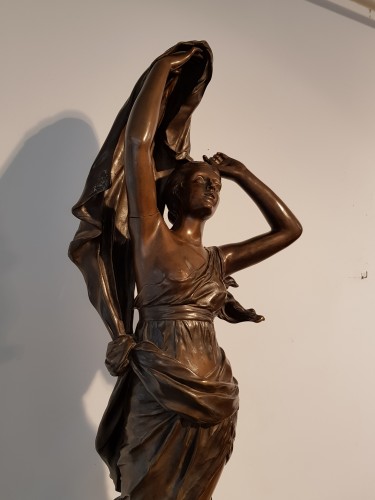 Sculpture Sculpture en Bronze - Déesse de la terre - E. Drouot (1859 - 1945)