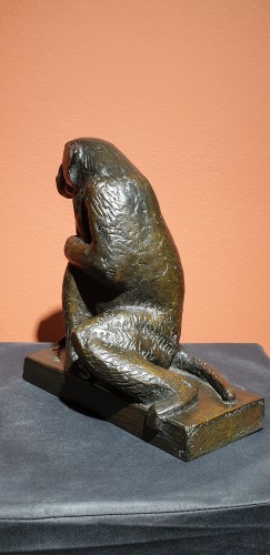 Singe - GUYOT Georges-Lucien (1885-1973) - Sculpture Style Art Déco