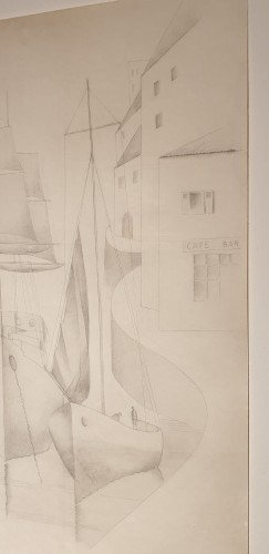Gustave BUCHET (1888 – 1963 )  - Voiliers au port  - Castellino Fine Arts