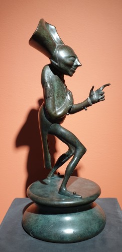 Sculpture Sculpture en Bronze - Michel CHEMIAKINE ( 1943- ) - Figure pour le carnaval