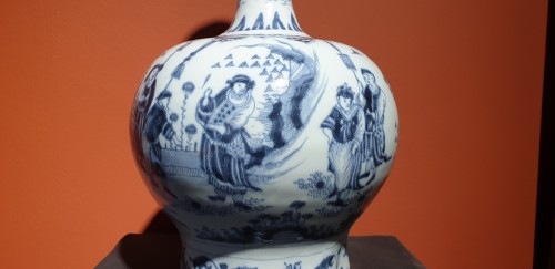 Vase de en faience de Delft fin XVIIe siècle - 