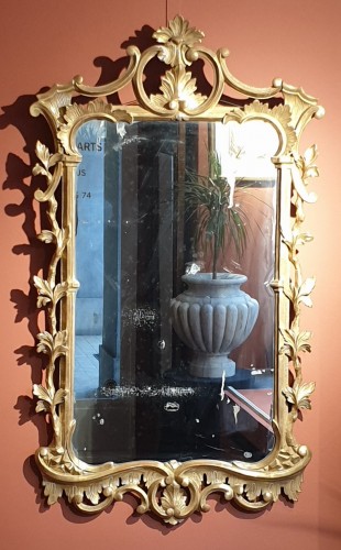 Miroir anglais en bois doré - Louis XV