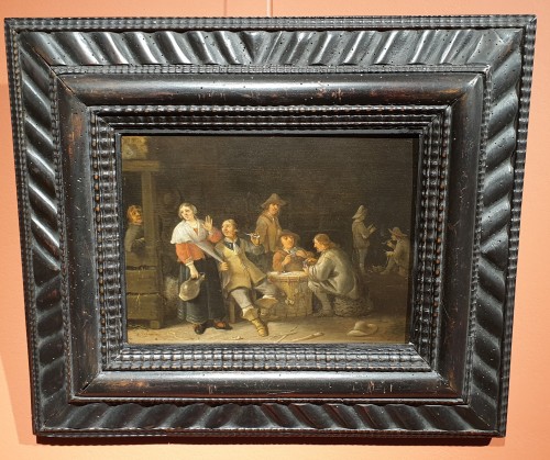 XVIIe siècle - Scène de taverne - Antonie Palamadesz (1601-1673)