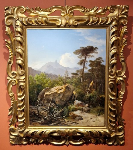 Antiquités - Paysage France/Italie - Carlo Marko (1822 - 1891)