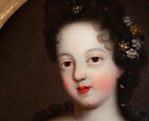 Tableaux et dessins Tableaux XVIIe siècle - Portrait d'une princesse royale - Ecole française du XVIIe siècle