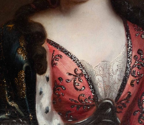 Portrait d'une princesse royale - Ecole française du XVIIe siècle - Catel Antiquités