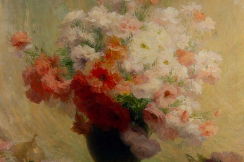 Tableaux et dessins Tableaux XIXe siècle - Bouquet de fleurs - Achille Cesbron (1849-1915)