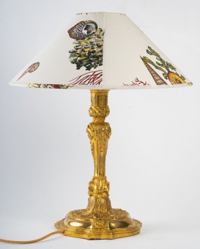 Lampe Bougeoir d'époque Napoléon III - Luminaires Style Napoléon III