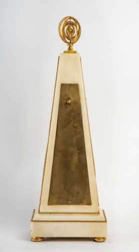 Louis XVI - Pendule obélisque d'époque Louis XVI