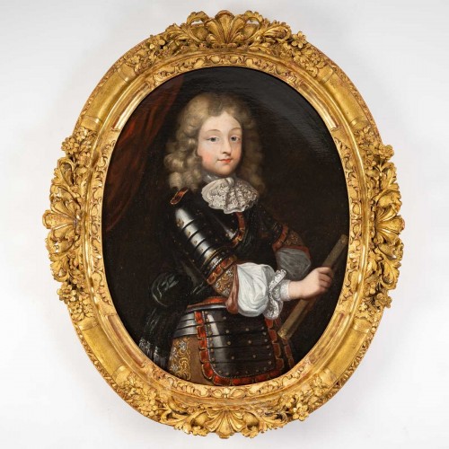 Louis XIV - Portrait d'un jeune prince, école françaie du 17e siècle